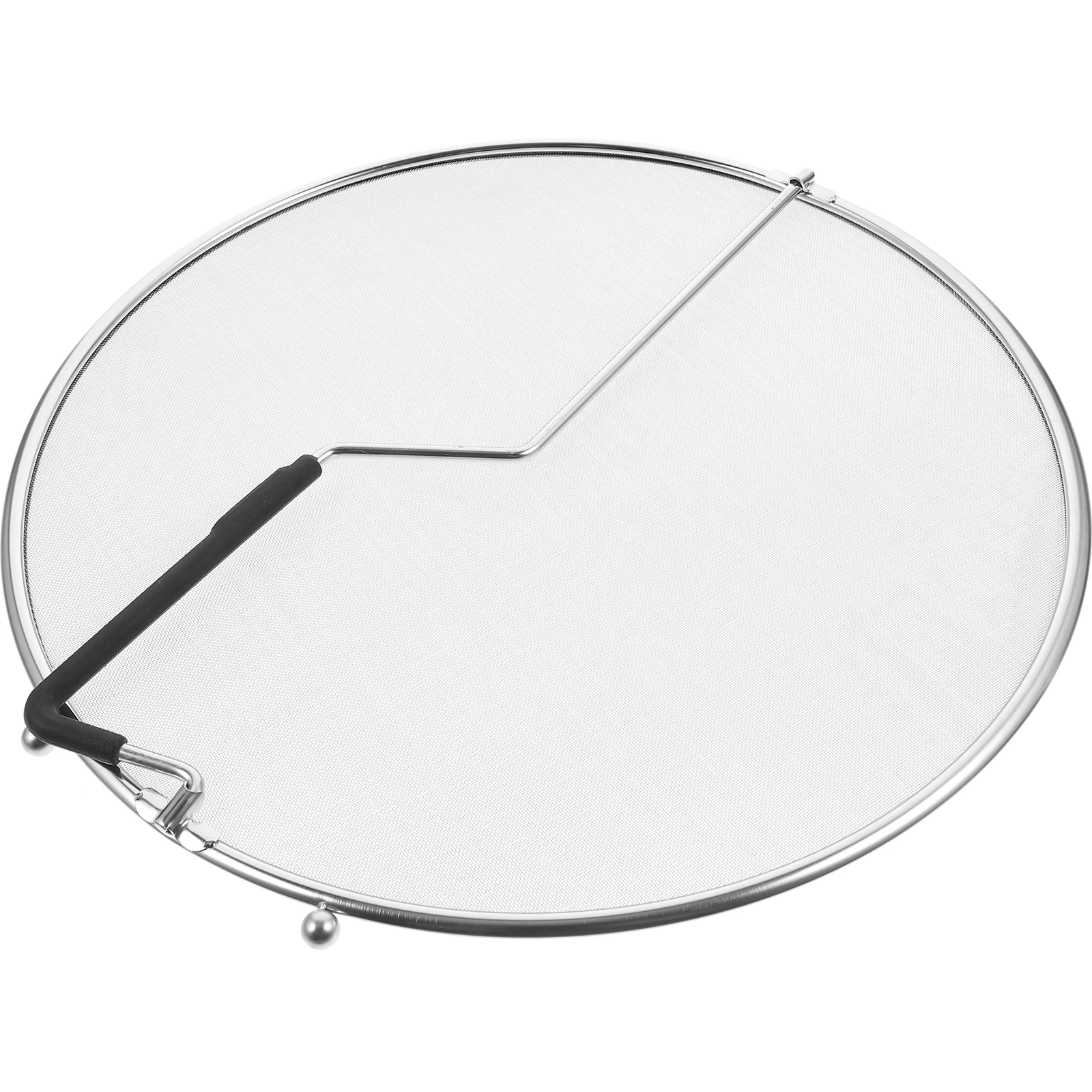 

1pc Rust-Proof Mesh Cover Oil Splatter Guard Kitchen Cooking Lid Protector