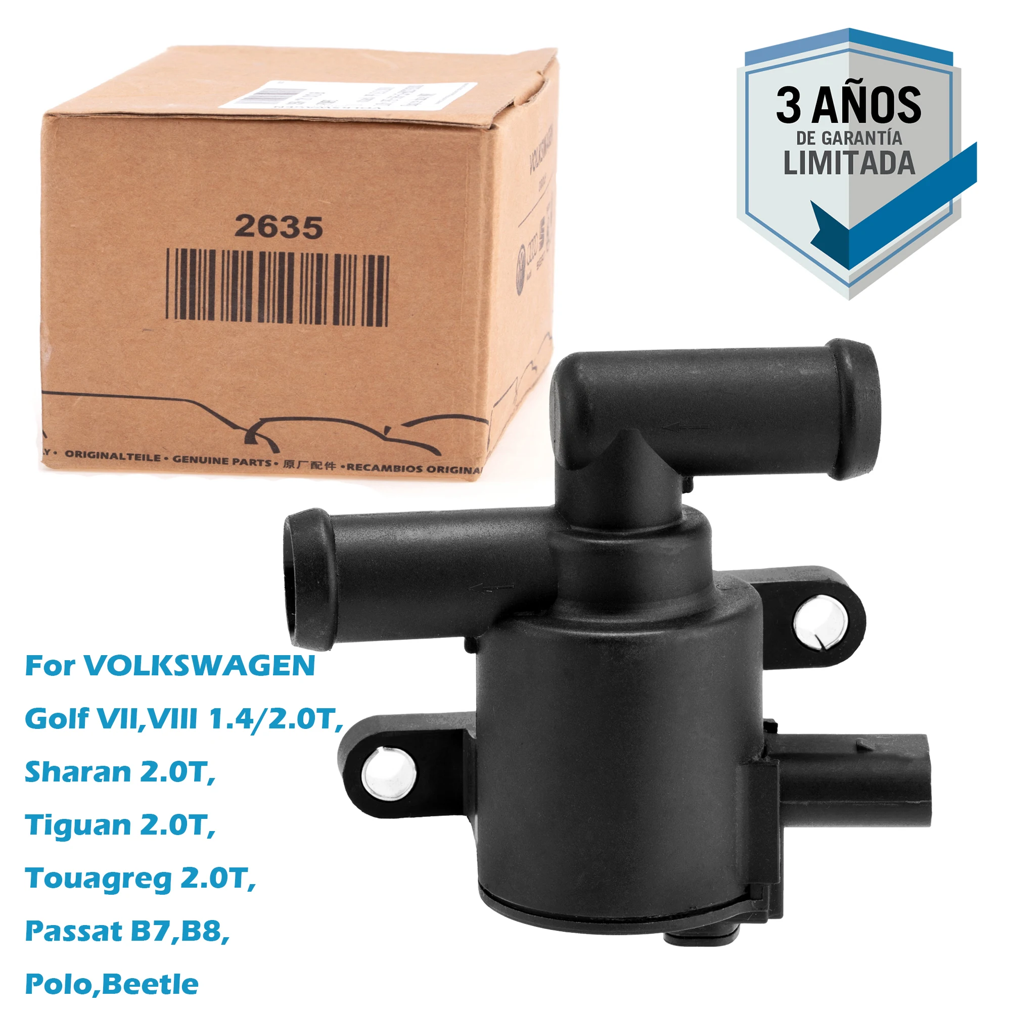 Válvula de control de refrigerante genuina 5Q 0906457 K,5Q 0906457 A,5Q 0906457 B,5Q 090645 H para VW Beetle Beetle Golf Polo Jetta Passat B7/B8 2,0 T