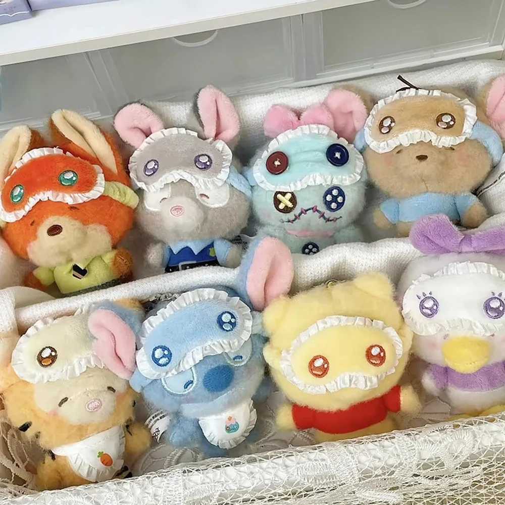 

Toptoy Disney Plush Pendant Blind Box - Cute Squinting Sleepwear Series Classic Character Doll Gift Trendy Surprise Toy