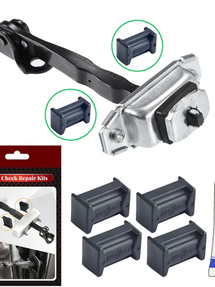 Kit de réparation de sangle de contrôle de porte de voiture, 4 pièces, pour Toyota Corolla Yaris Auris Aygo C-HR Limo limiteur de charnière de confiture