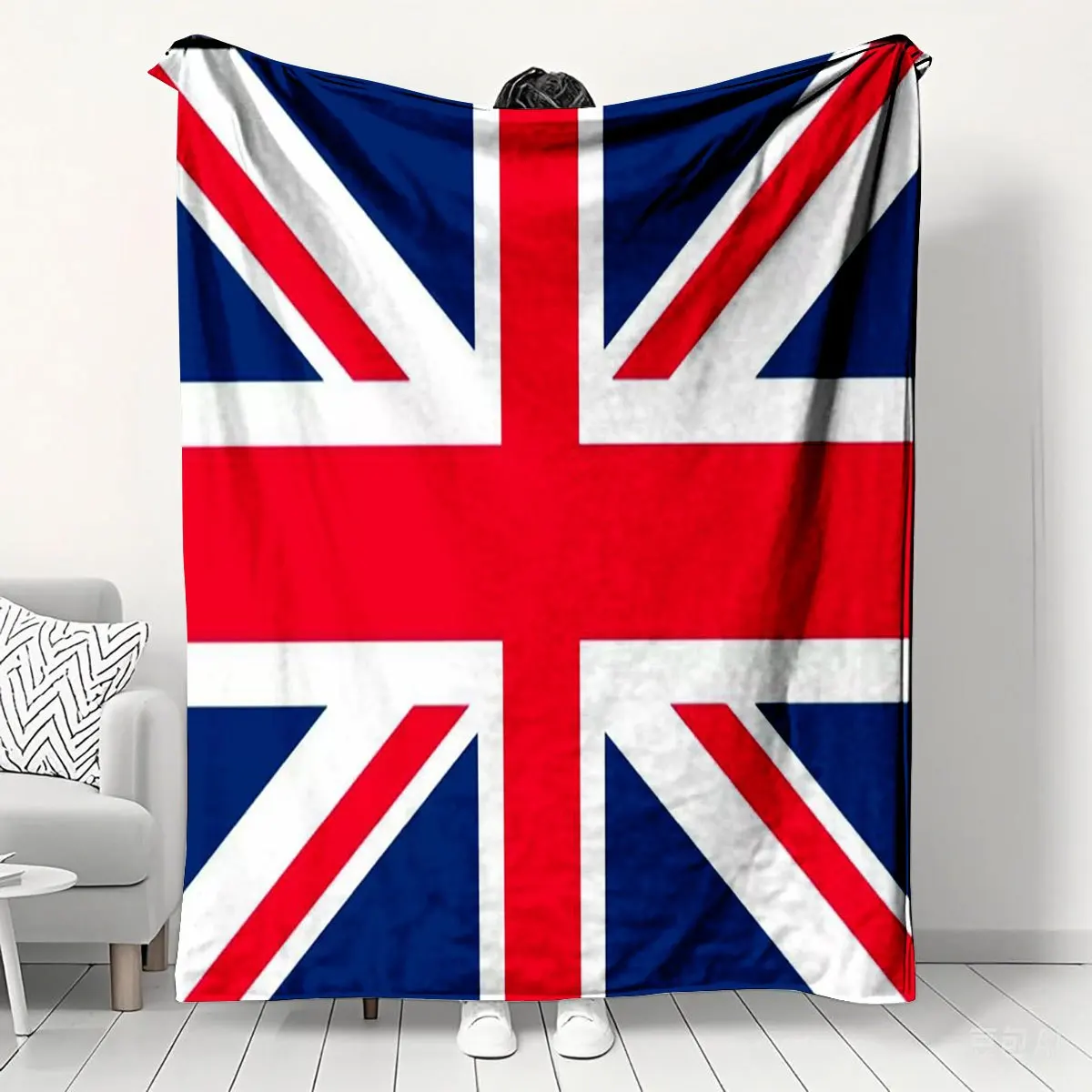 British Union Jack Print Flannel Warm Throw Blanket