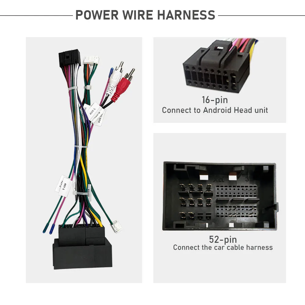 Car Cable Power Wire Harness Connector Socket FTC12 CAN Bus adapter  for Fiat Doblo 500 Ducato Egea Strada Toro Argo Cronos Mobi