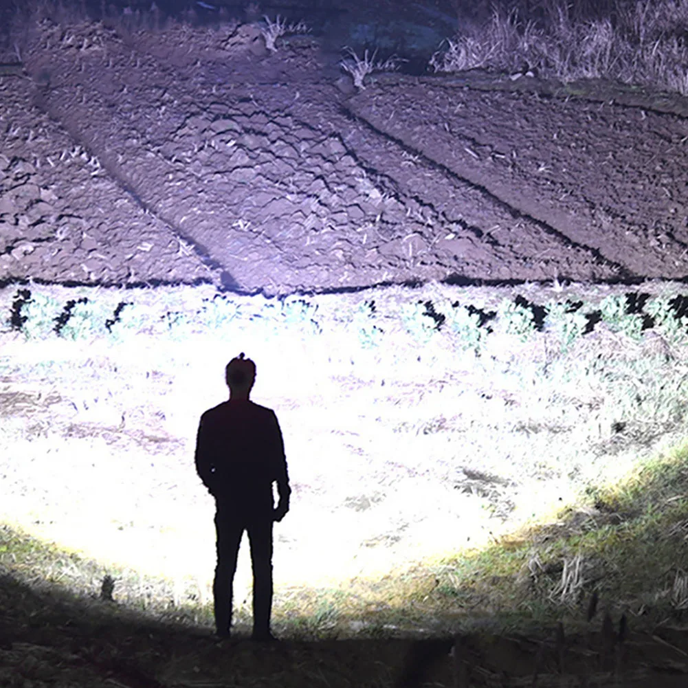 New Portable Led Headlamp With Head Band Super Bright Wide Range Head-Mounted Flashlight/ Torch Camping Equipment