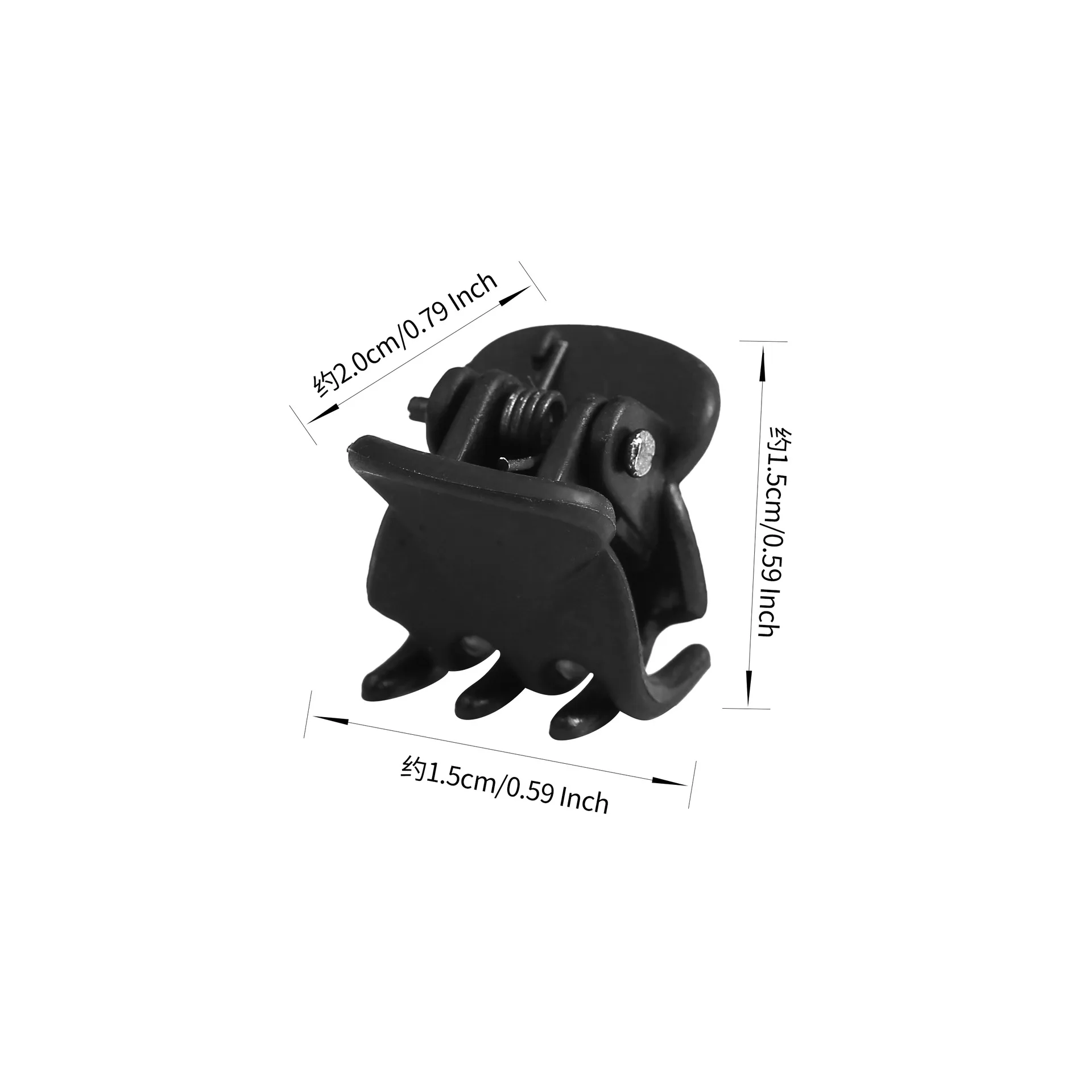10/40Pcs Mini Black Hair Claws for Women And Girls Small Plastic Hairpins Hair Clips Ponytail Holders Kids Headwear Hair Accesso image 6