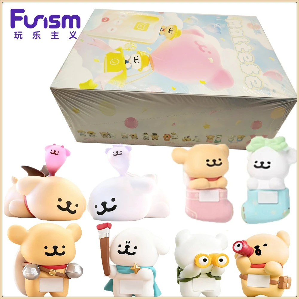 

Original Funism Maltese Fun Lying Series Mini Blind Box Trendy Dolls Desktop Decoration Ornament Collection Model Toys Fun Gifts