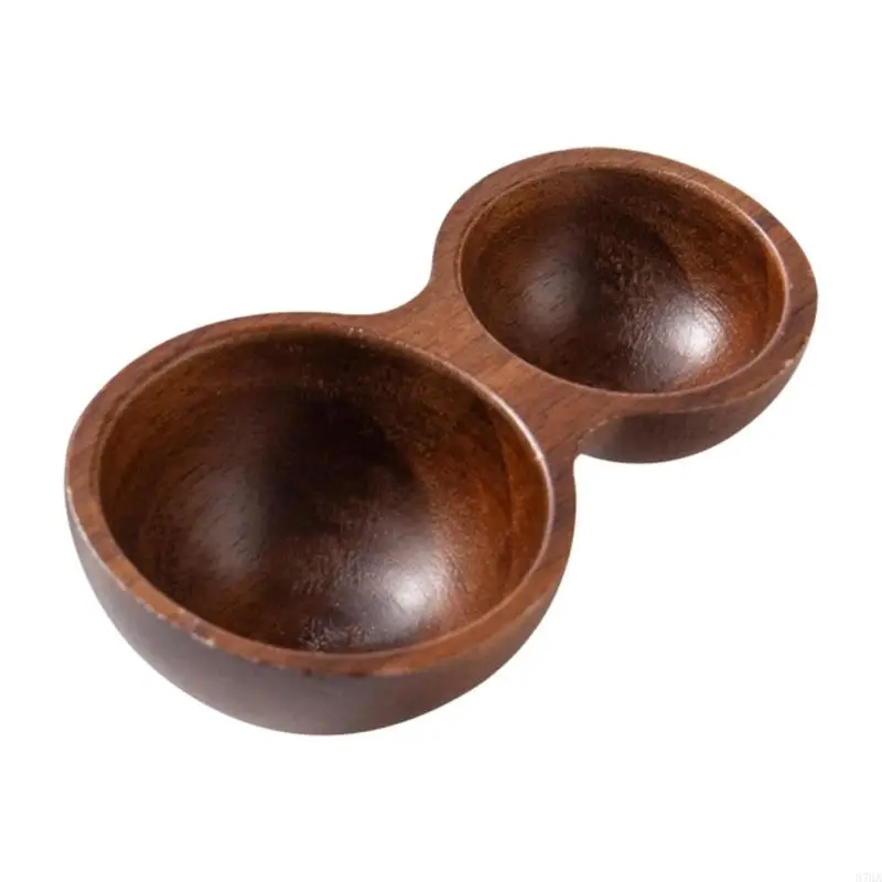 Coffee Spoon Two Ended Wooden Coffee Tool for Grounds and Tea Use, Small Kitchen Coffee Helper for Home Brewing 87HA