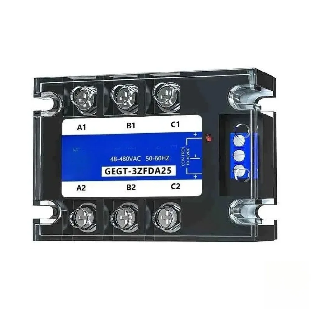 three-phase-solid-state-relay-220v-motor-forward-and-reverse-gegt-3zf-module-380v-dc-control-ac-60a-ac-control-ac