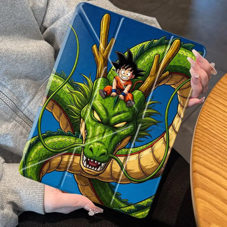 

Tablet Case For iPad Air 4 5 M3 M2 1 2 M4 11inch Pro 11th 10th 9th 8th 7th 12.9inch Mini 6 7 Pro 2025 Holder Cover Dragon Ball