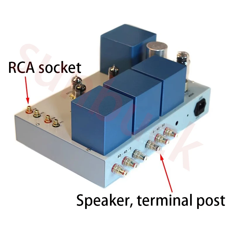 Sunbuck 12AX7/ECC83 ผลักดัน 6P14/EL84 5Z4P หลอดอิเล็กทรอนิกส์เครื่องขยายเสียง 120W เครื่องขยายเสียง