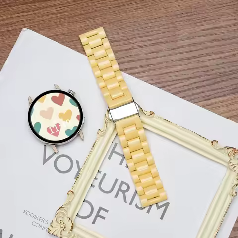 20mm/22mm Resin strap For Samsung Galaxy watch 7 6 5 pro/4-6 classic 46/42mm/Active 2 40/44mm correa Gear S3 smartwatch Bracelet