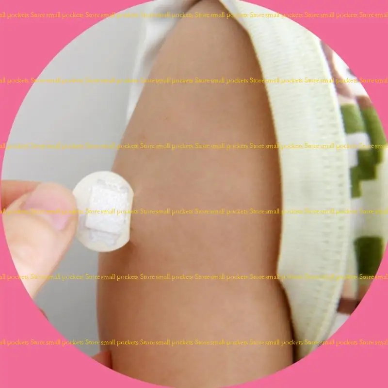 R1WD 120pcs/set Kid Children Round Bands Aid Syringes Injections Orifice Hole Patch Wound Plaster Waterproof Adhesive Bandage