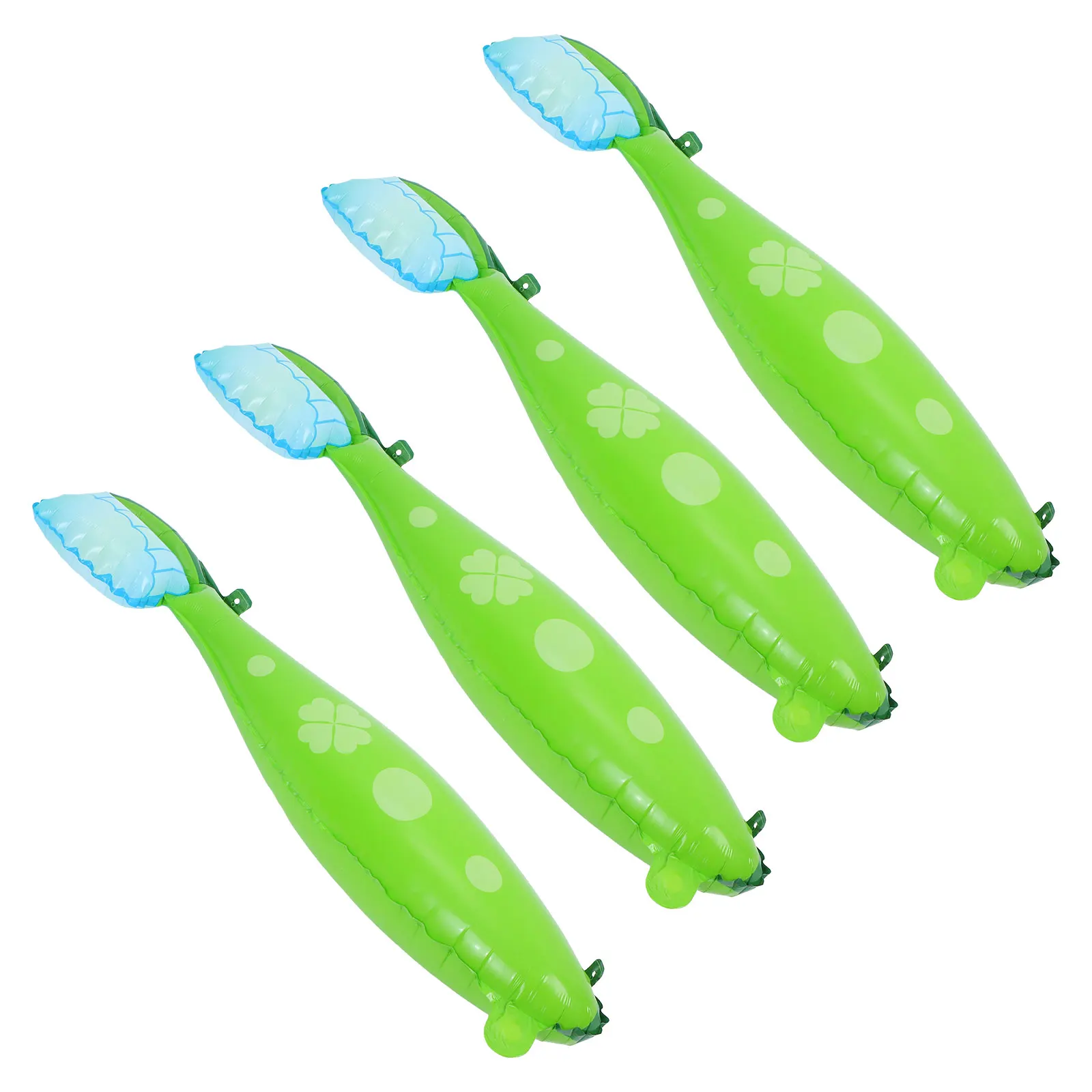 

4 Pcs Toothbrushes Balloon Balloons Dental Health Giant Decorations