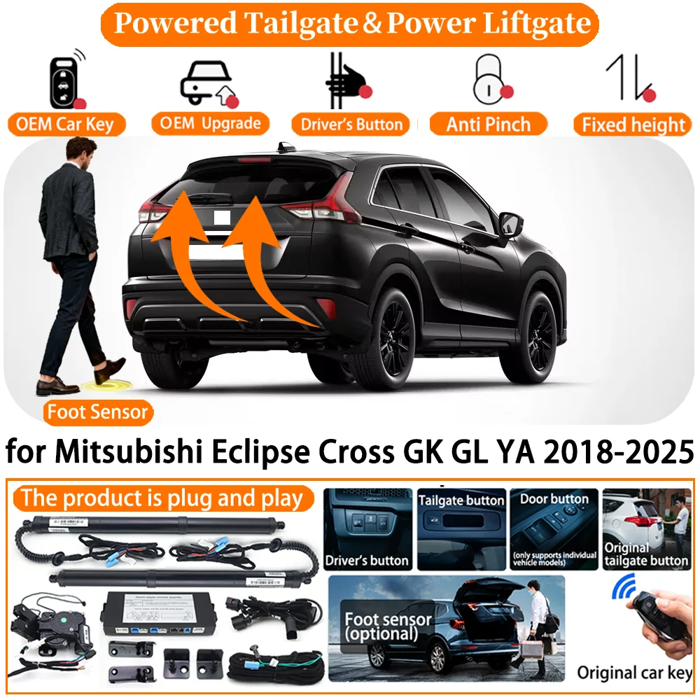 

Car OEM Smart Powered Tailgate system for Mitsubishi Eclipse Cross GK GL YA 2018-2025 Automatic Electric Power Tailgate kit