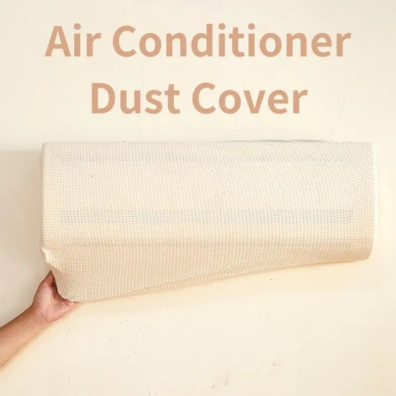 Wall Mounted Air Conditioner Dust Cover Polar Fleece Anti-dust Air Conditioner Home Textile Easy Cleaning Protective Cover