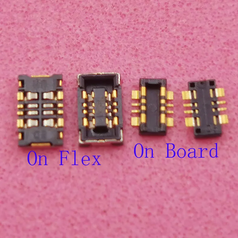 2Pcs Inner Battery Flex On Board FPC Connector Holder Plug Clip For Motorola Moto G8Power XT2041 G Power 2020 G8 XT2045 G Fast