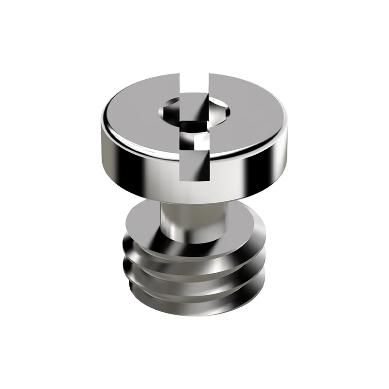 1/4 "3/8" 스테인레스 스틸 카메라 나사 퀵 릴리스 플레이트 나사 삼각대 볼 헤드 마운트 사진 액세서리 DSLR 카메라 용