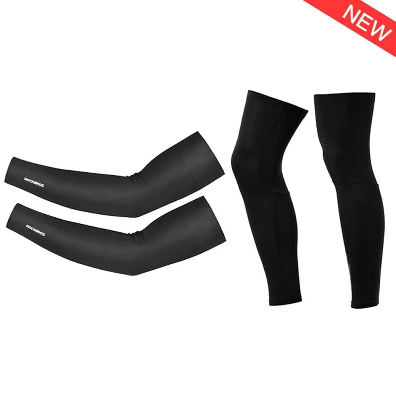 

Ice Silk Lycra Leg Warmers UV400 Cycling Leg Protection Knee Pad Summer Fitness Running Racing MTB Bike Leg Sleeve