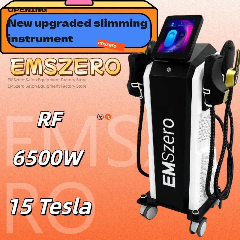 

EMSzero NEO 15T/6500W Muscle Stimulator - Electromagnetic Body Sculpt Machine for Fat Loss, Slimming & 200Hz Training