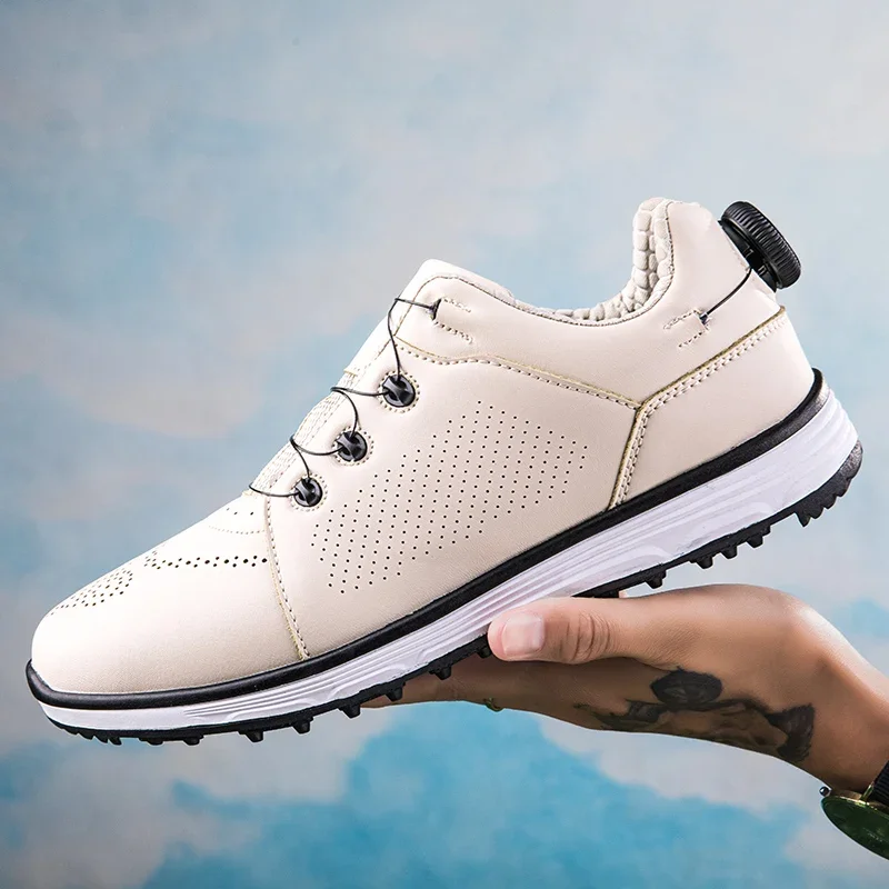 New Arrival buty golfowe dla par wytrzymałe buty sportowe mężczyźni kobiety antypoślizgowe unisex trening golfowy marka Gol trampki męskie