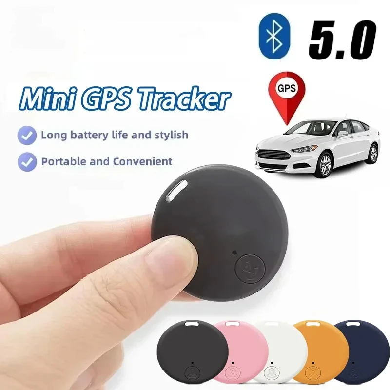 New Mini GPS Tracker Bluetooth 5.0 Anti-Lost Device Pet Kids Bag Wallet Tracking IOS Android Smart Finder Locator New 2025