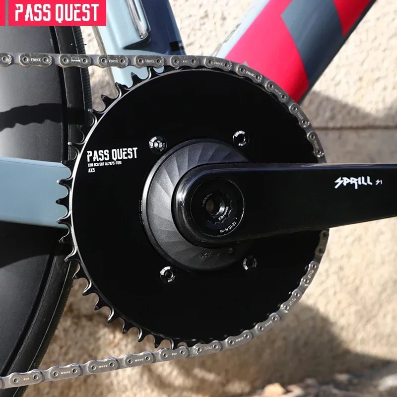 

PASS QUEST X110 BCD (4-bolt AERO) AXS Round Narrow Wide Chainring