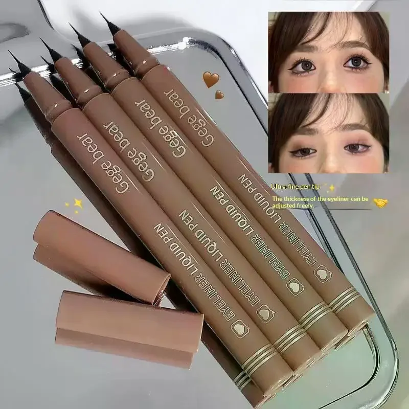 ペン、鉛筆、メイクアップ、ゲゲベア、リキッドアイライナー、ウォータープルーフ、長持ち、まつげエクステ、にじみにくい、速乾性、滑らかな乾燥、目元用