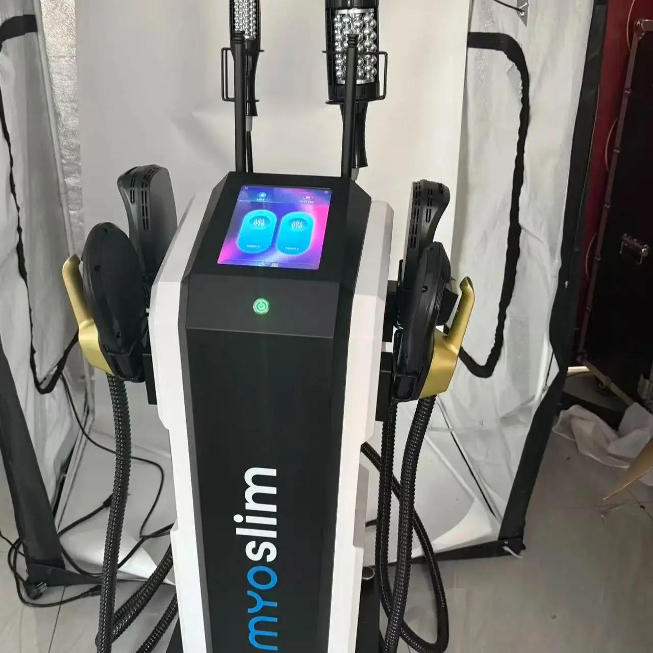 6500 واط MYOslim النحت بعقب رفع آلة 2 في 1 آلة نحت الجسم RF الأسطوانة العضلات محفز تشكيل الجسم معدات التدليك