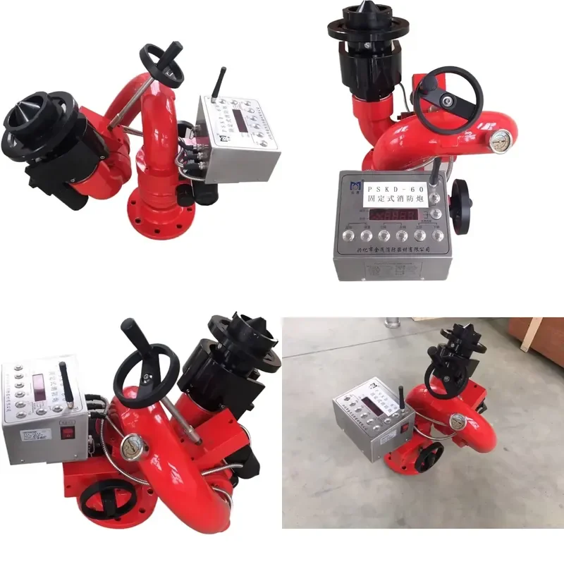 2026 Factory Price Fire Water Fixed Remote-Control Firefighting 360° Rotation Water/Foam Fixed Fire