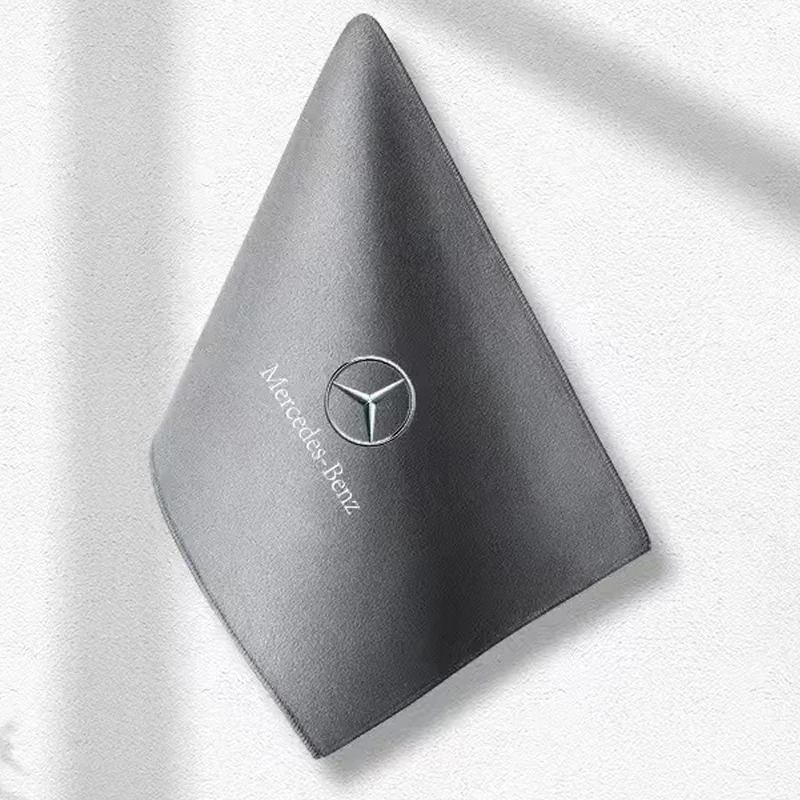 منشفة تنظيف السيارة من المايكروفايبر ، قماش تجفيف ناعم سميك ، منشفة غسل الجسم ، مرسيدس بنز AMG ، GLC ، GLB ، GLB ، gla ، CLA ، W206 ، W204 ، W205