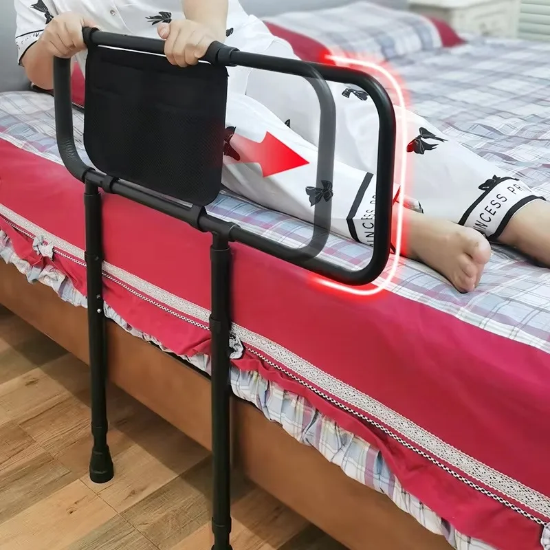 Adjustable Folding Plastic Bed Rails with Fall Protection Handrails for Elderly Easy Operation CE Certified
