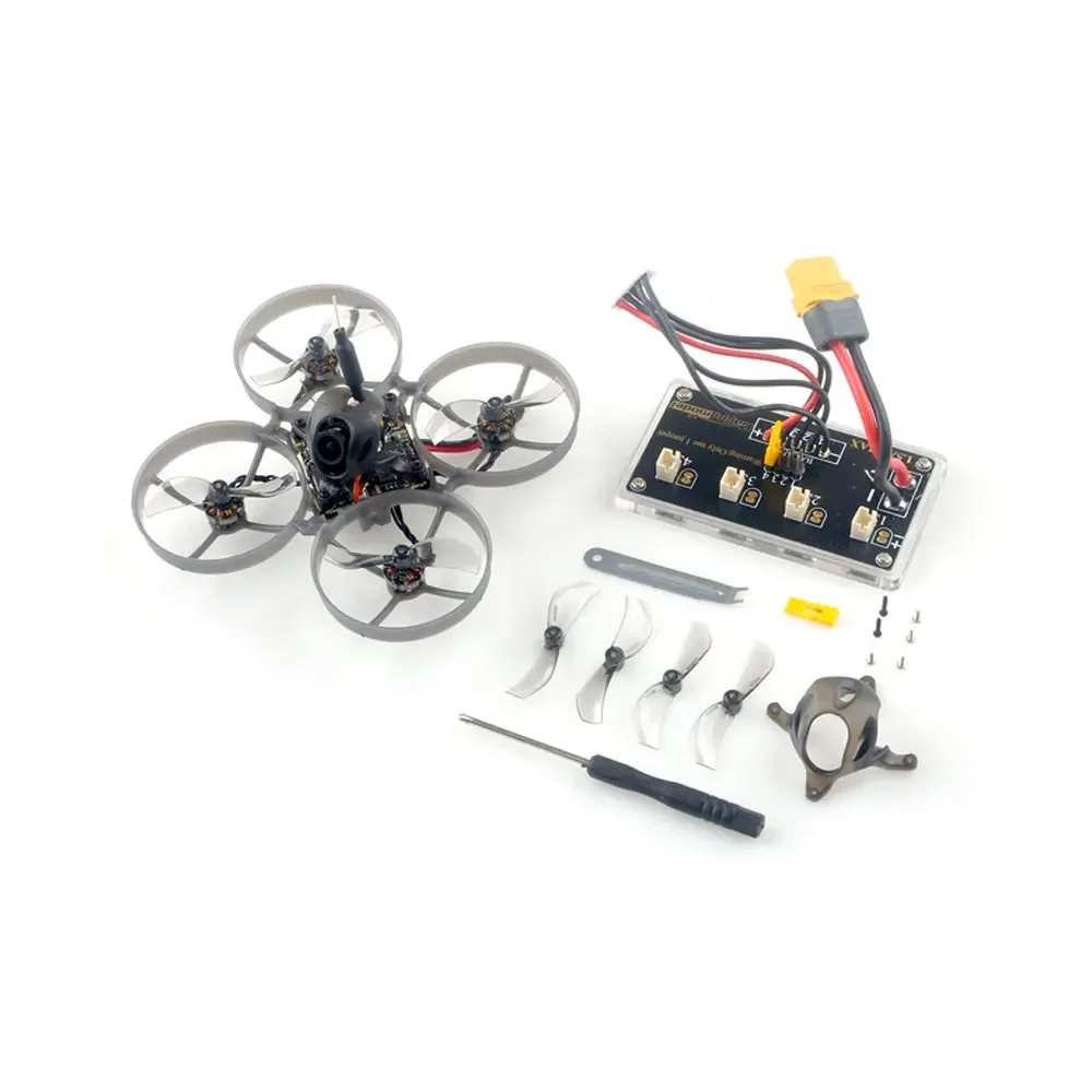 HappyModel Mobula7 1S ELRS V3.0 75mm Tiny Whoop with Runcam Nano 3, 5in1 AIO FC 12A VTX 400mW RS0802 20000KV - image 1 of 5