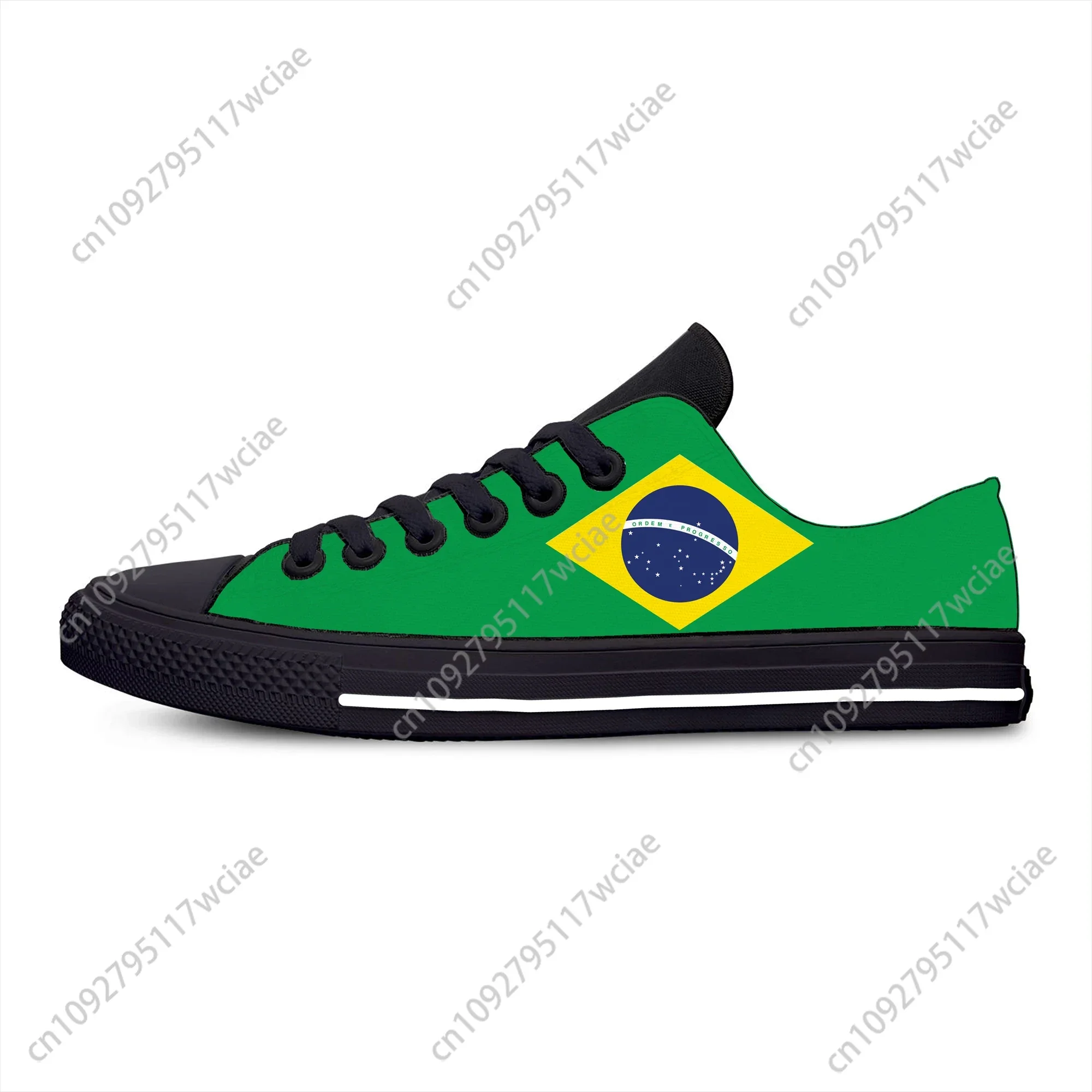 

Brazil Flag Low Top Sneakers Mens Womens Teenager Casual Shoes Canvas Running Shoes 3D Printed Breathable Lightweight shoe