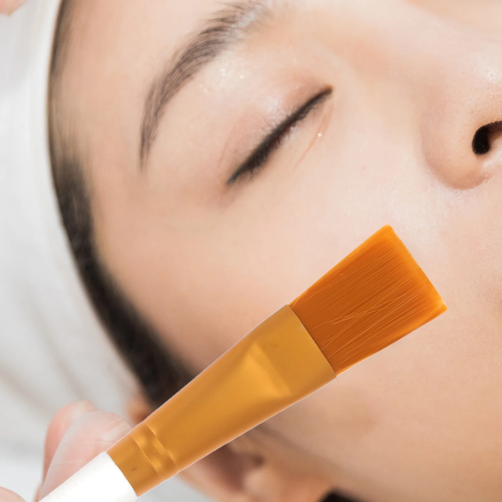 

5Pcs Face Mask Brush Long Smooth Handle Gentle on for Facial Mask Makeup Application Professional Home Use Beauty