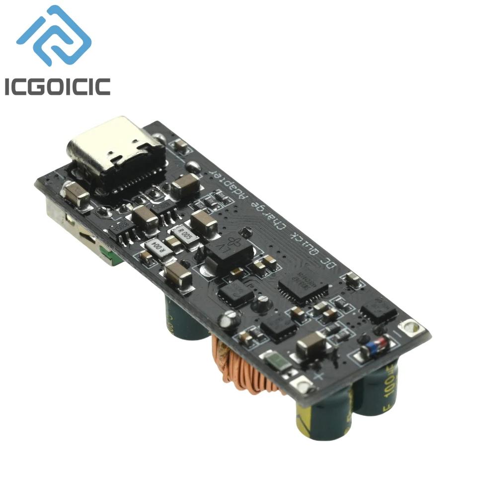 QC4.0 QC3.0 USB Type-C Mobile Phone Quick Charge Adapter 6 -35V Step Down Buck Boost Module for mobile phone SCP/FCP PD