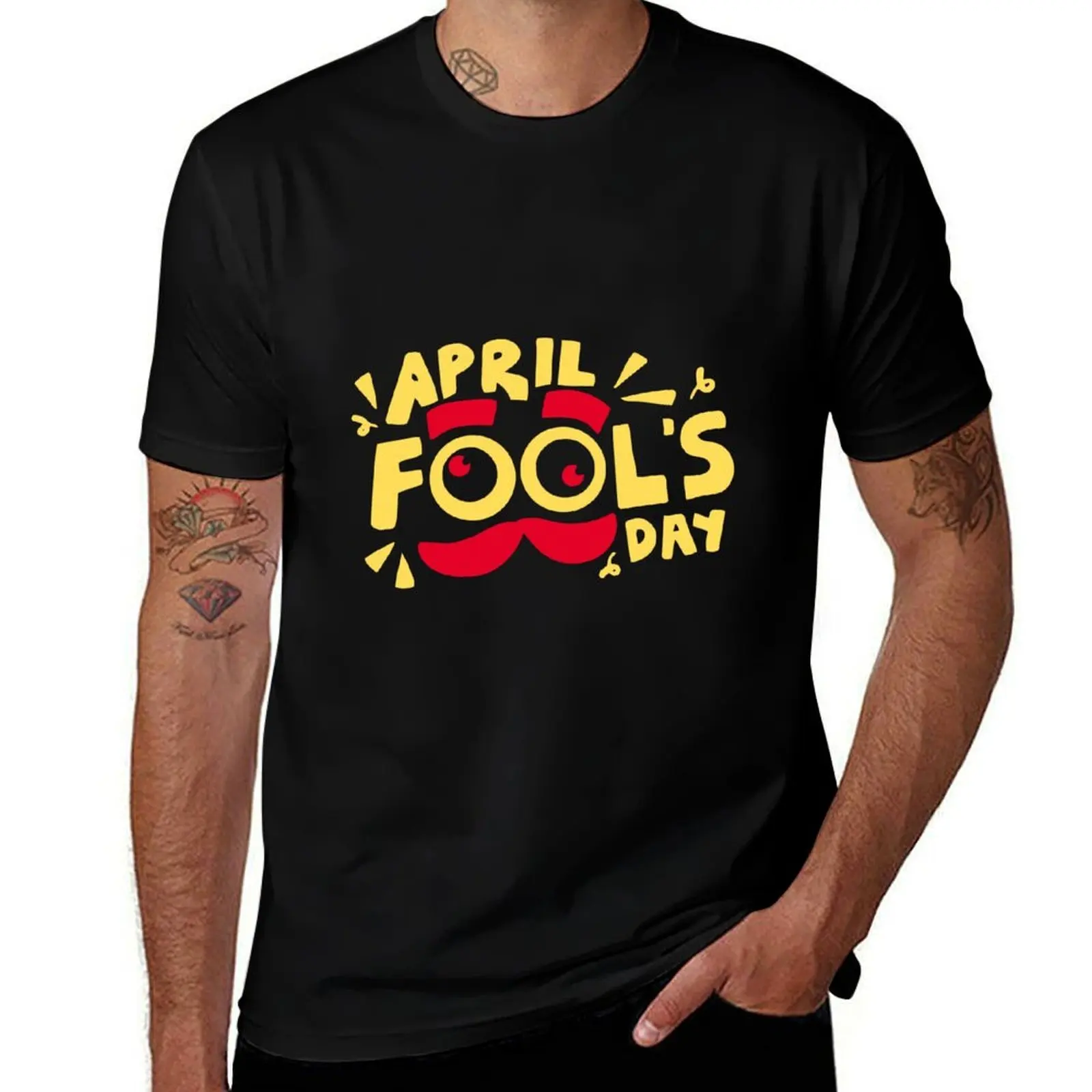 

April Fool's Day - design T-Shirt anime clothes anime cheap stuff heavyweight t shirts for men