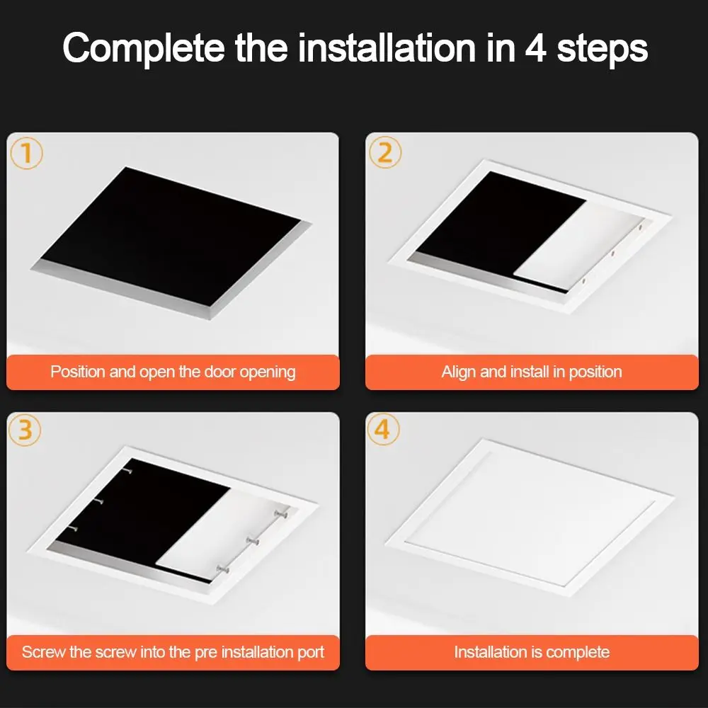 Box Door Lock White Access Panel Door Plastic Removable Inspection Hole Wall Access Doors Doors Wall Ceiling