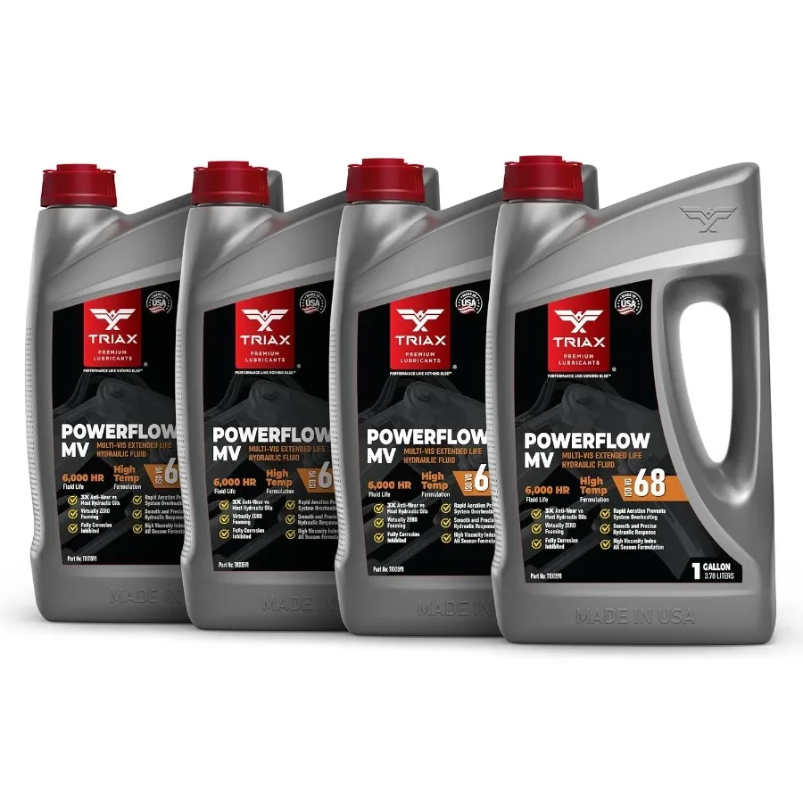 

Гидравлическое масло TRIAX Powerflow MV 68 Premium HLP для промышленного оборудования для тяжелых условий эксплуатации, расширенный срок службы 6000 часов, улучшенный двой