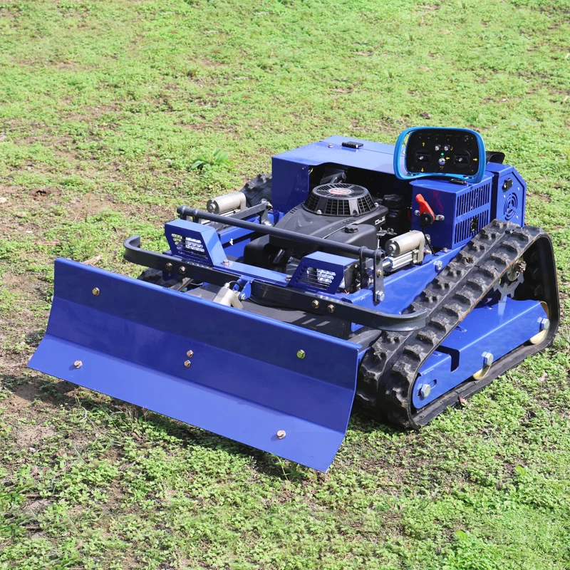 Customized The Lawn Mower Control Mowers Slope Lawn Mower Tracked All Terrain Remote Control Robot Weed Mowing Machine