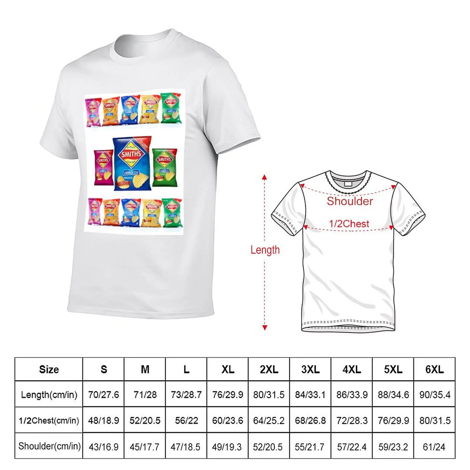 Smiths chips T-Shirt Lightweight Basic Short Sleeve Shirt