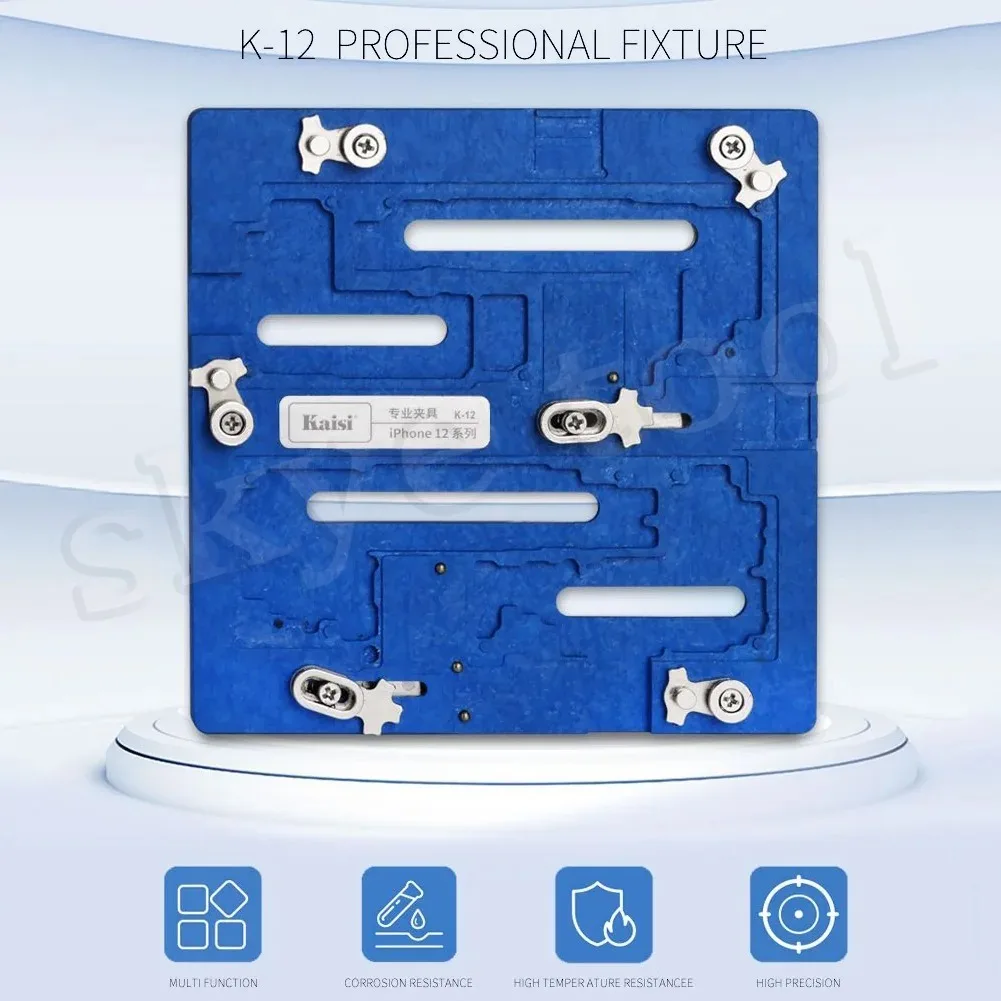 AgreISI K-12 Carte Mère Réparation Positionnement Fixation Pour 12 12Pro 12 Pro Max 12 Mini Carte Logique IC Puce BGA Enlever Colle Fixation