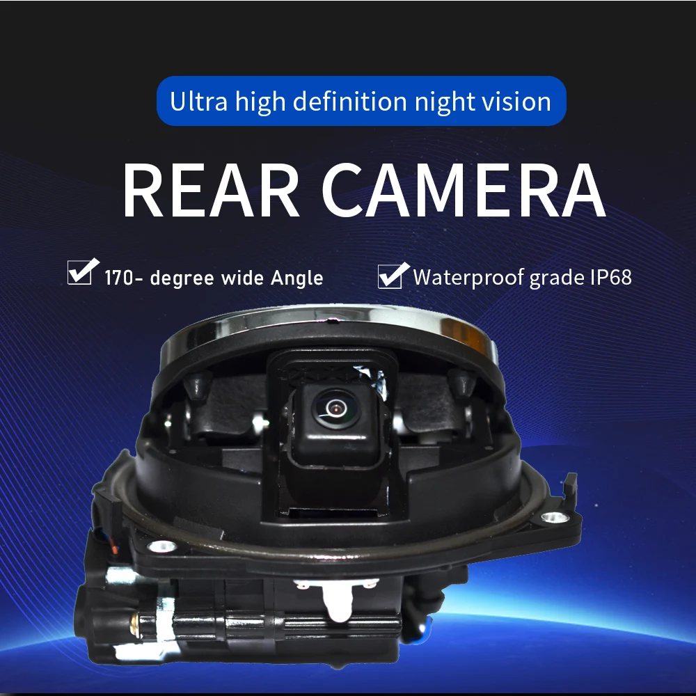 170 Degree AHD 1080P or CVBS Badge Flip Emblem Rear View Camera for Golf Polo CC Beetle Magotan B6 B7L B8 EOS T-roc Passat R Car