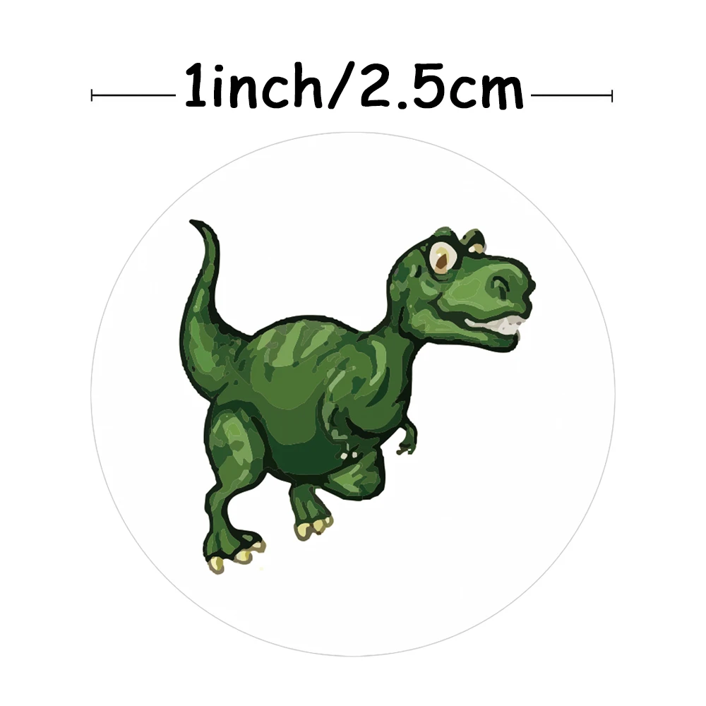 100-500 Chiếc Hình Thú Dễ Thương Hoạt Hình Dán Nhỏ Họa Tiết Khủng Long Trẻ Em Văn Phòng Phẩm Tiếp Liệu Giáo Viên Trường Phần Thưởng Dán Nhãn