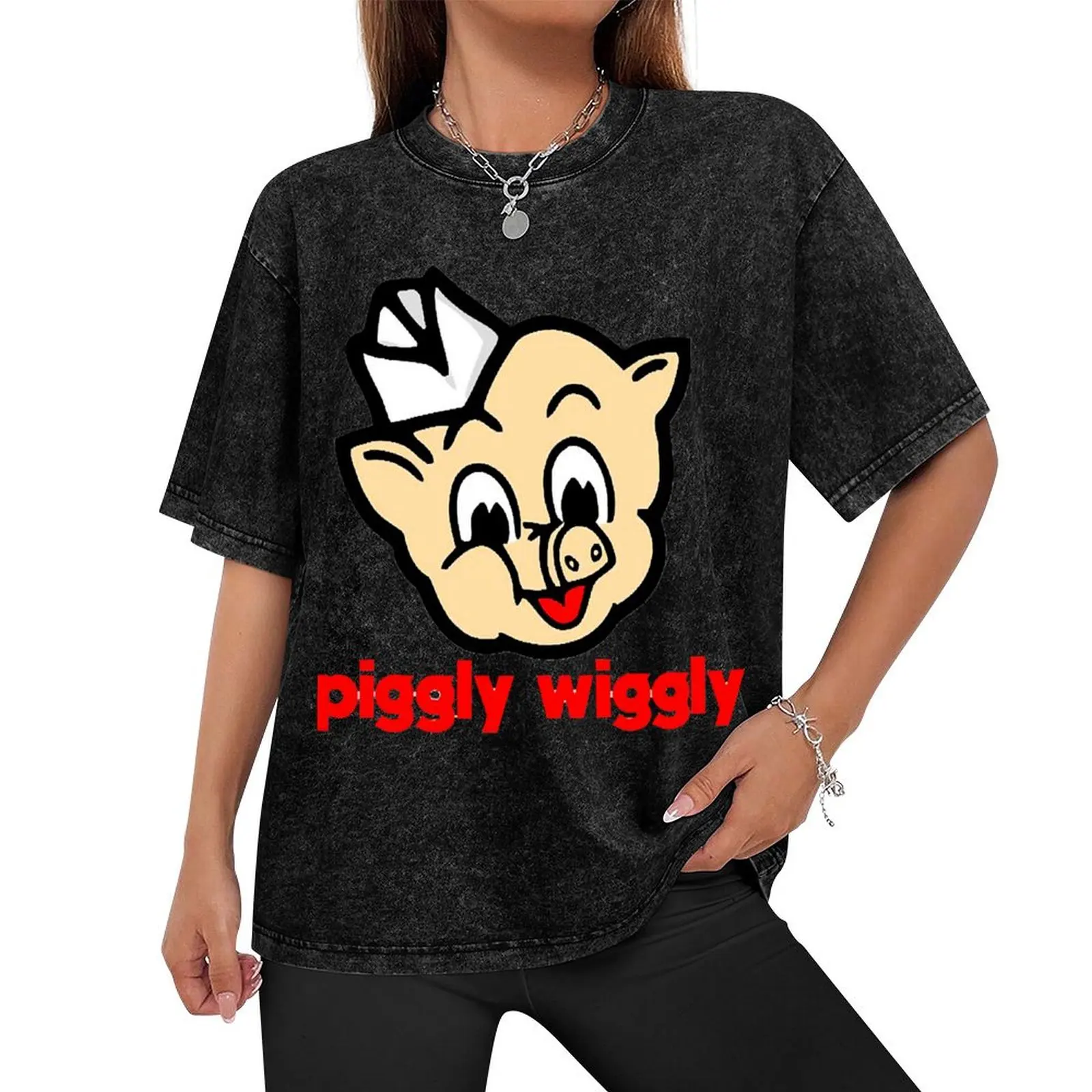 Piggly Wiggly T-Shirt plus size tops tees for a boy cute tops shirts men