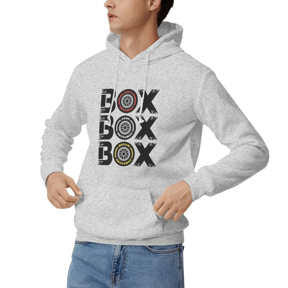 Box Box Box F1 Tyre Compound V2 Design Hoodies Men's Women Pullover Sweatshirts Hip Hop Long Sleeve Clothing Autumn Winter