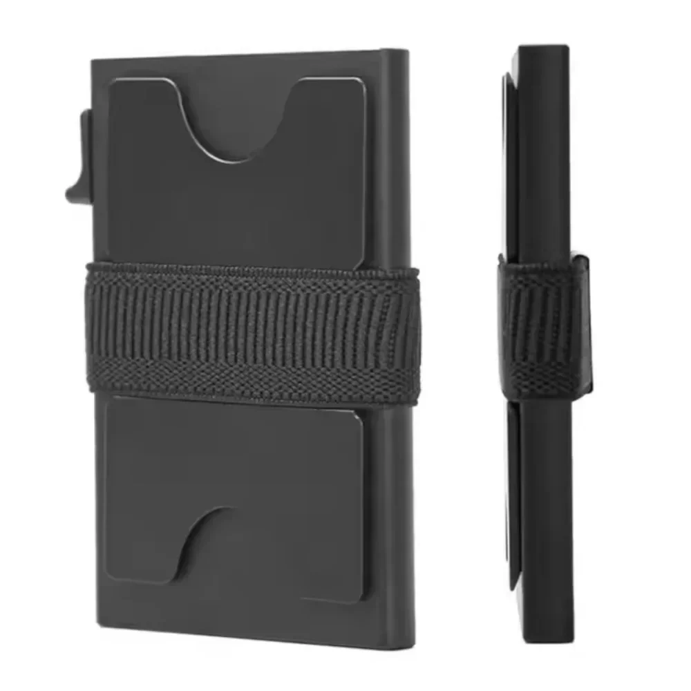 RFID Blocking Wallets Credit Card Holder ID Holders Luxury Card Case Slim Thinbusiness Cardholder Automatic Pop Up Wallet