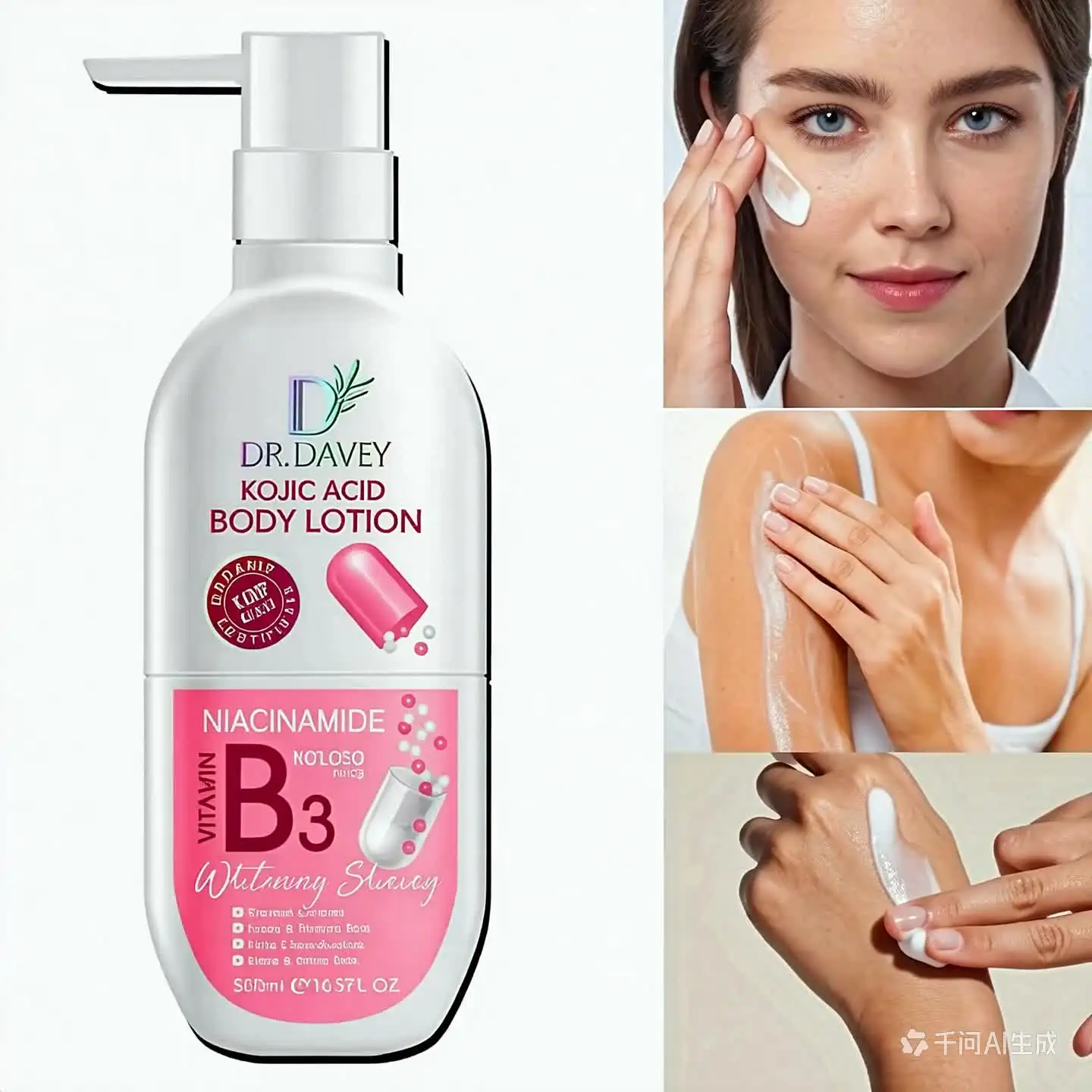 DR.DAVEY Kojic Acid Body Lotion 500mlLarge-capacity with lasting