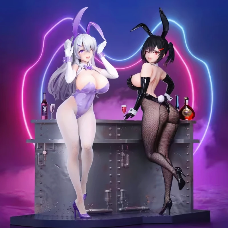 

New Hot selling genuine stock BearPanda thermal paint&3D crystal eyed rabbit girl Rin Xiya figurine high-quality decorative gift