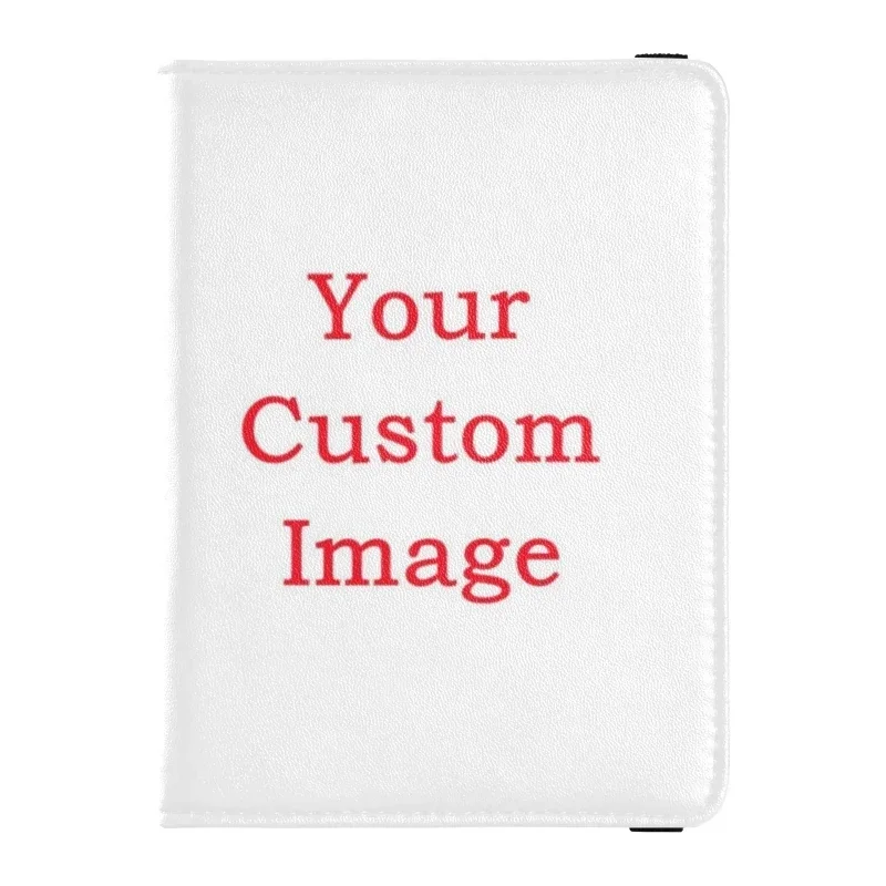 Personalized Passport Holder Leather Custom Pattern PU Passport Protector Wallet Cover Travel Accessories Portable Clutch Bags