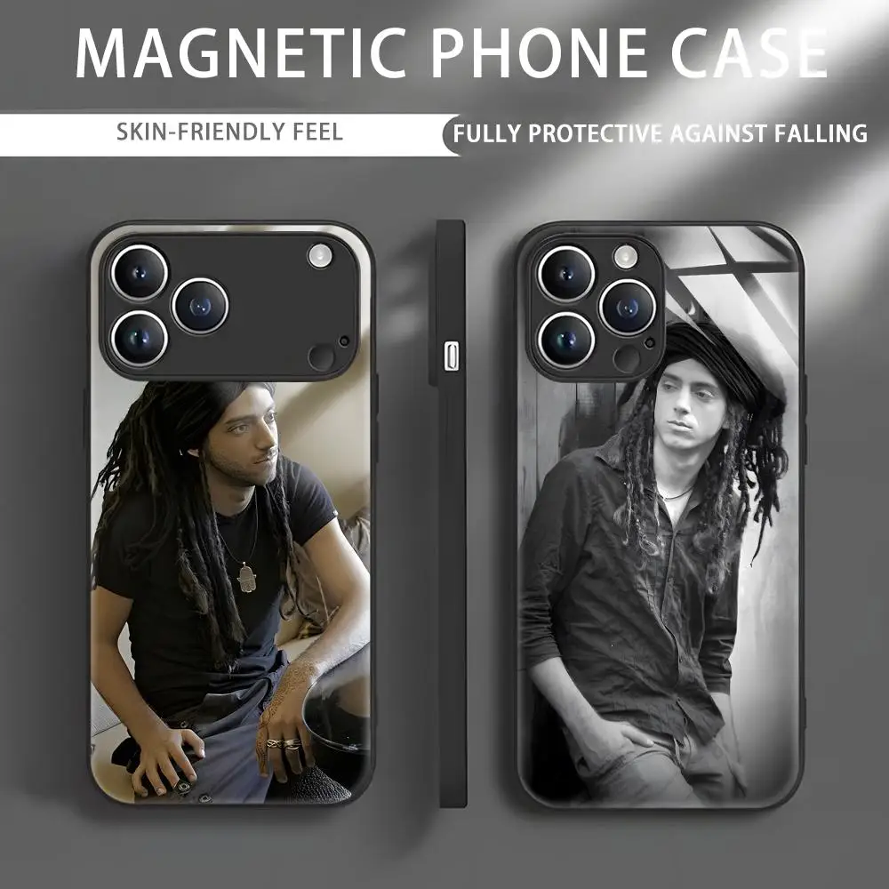 Funda Magnética de Vidrio para Teléfono con Diseño del Cantante Idan Raichel, Compatible con iPhone 18, 17, 16, 15, 14, 13, 12, 11 Plus, Mini, Pro, Max