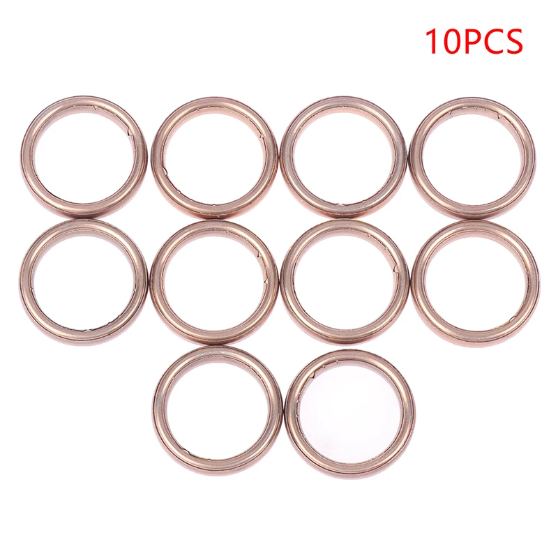 10 PCS Muffler Exhaust Gasket For Motorcycle GY6 70cc 100cc 110cc 125cc 150cc Scooter Bike ATV Moped